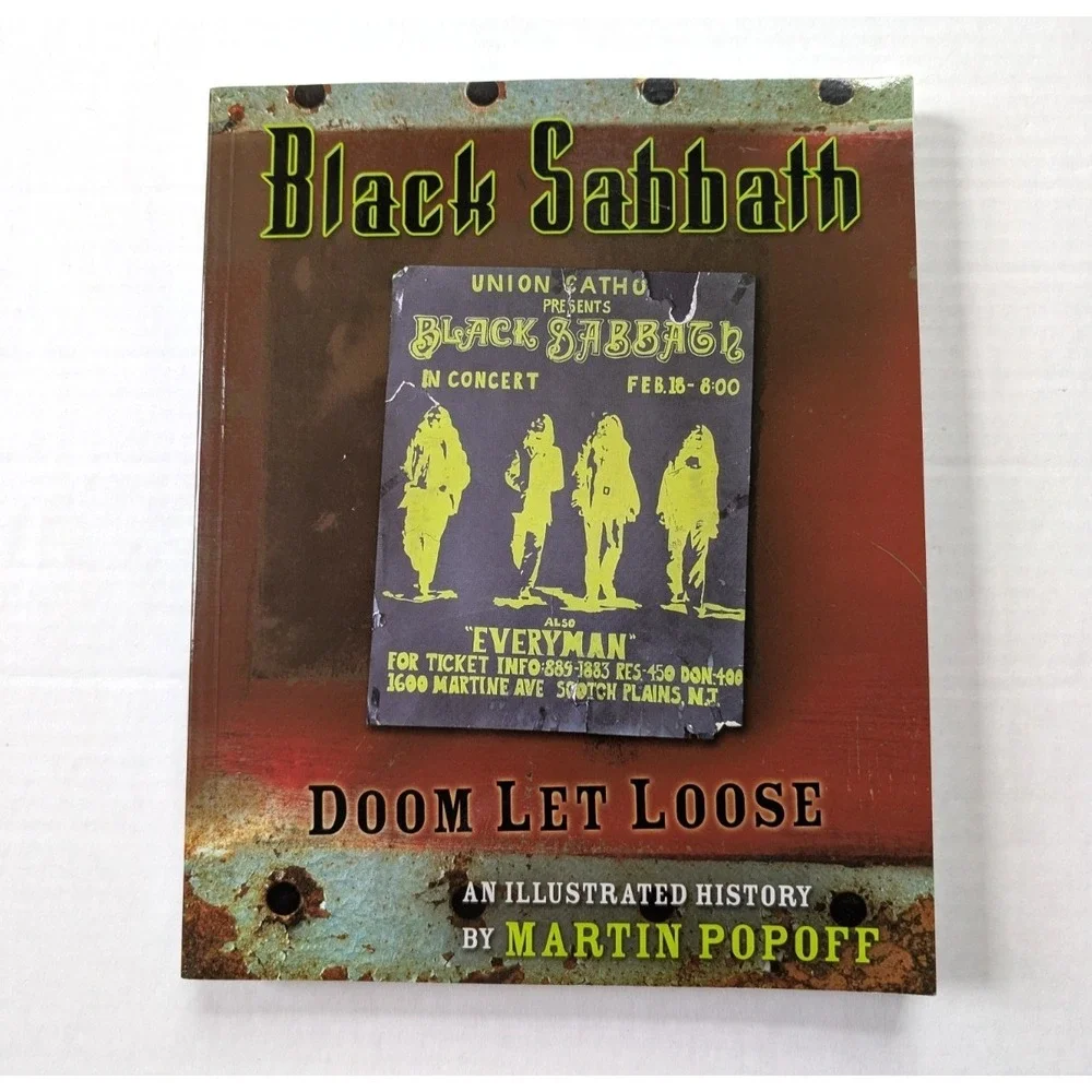 Black Sabbath Doom Let Loose Book Martin Popoff SIGNED Illustrated History